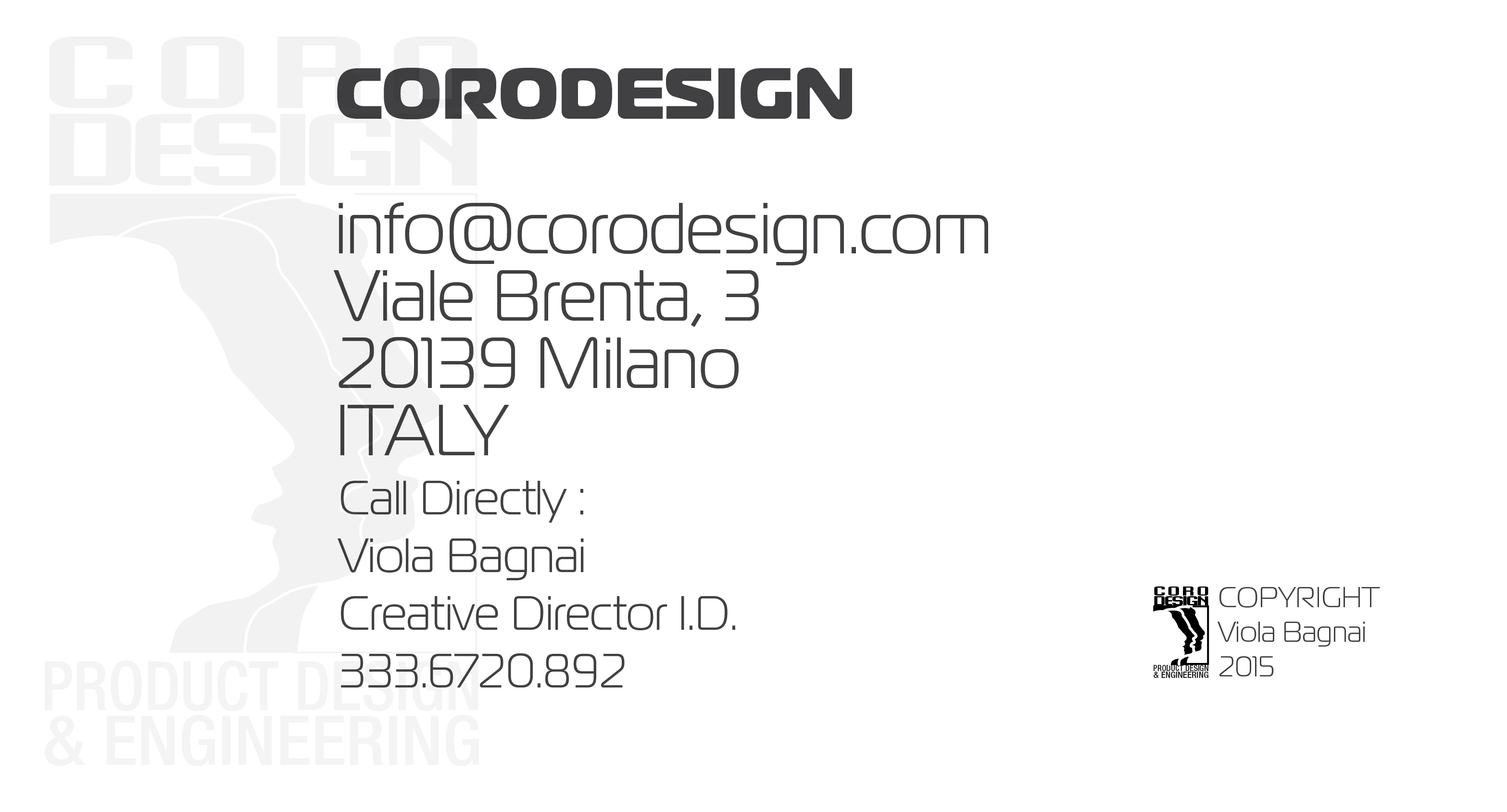 Corodesign contact